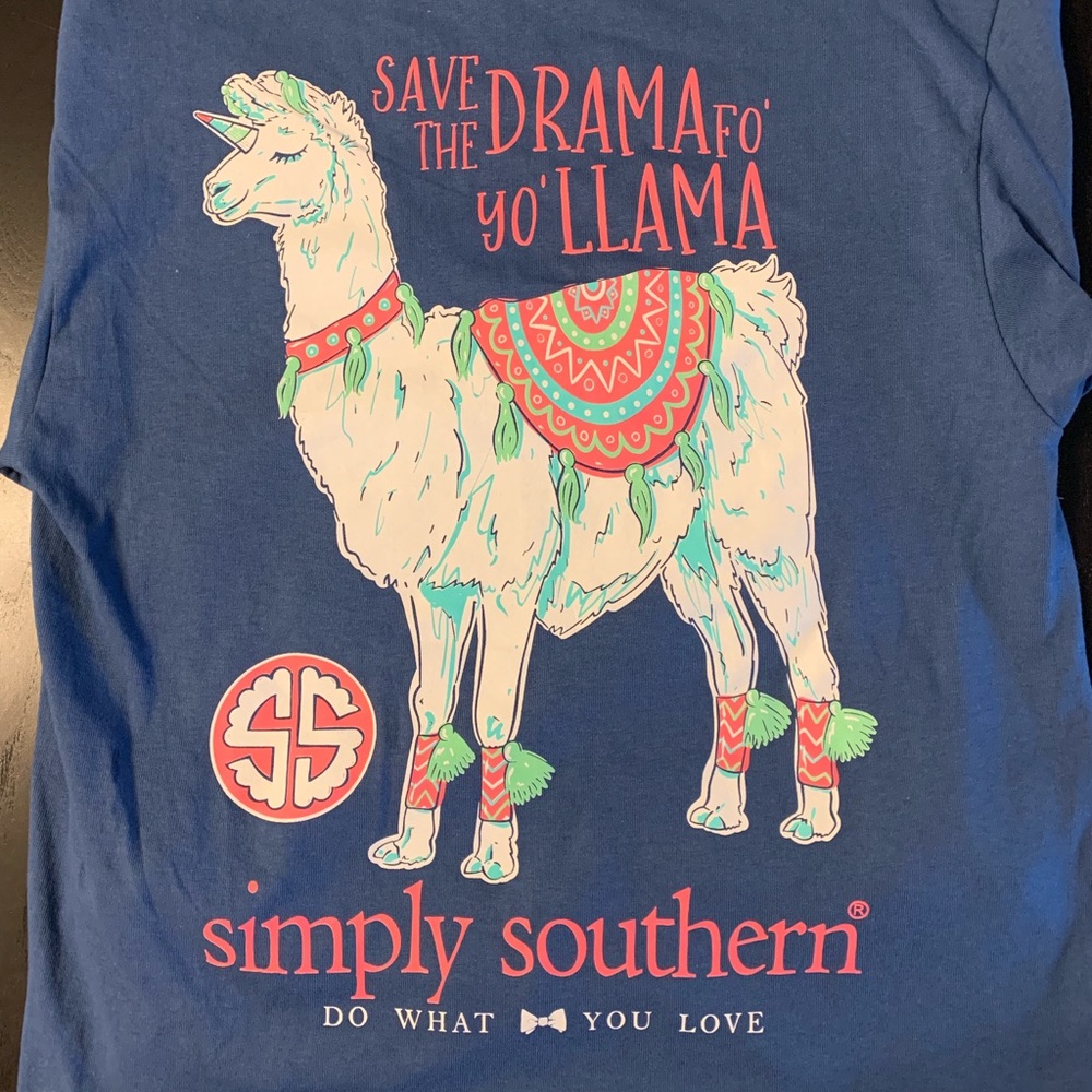Simply Southern Llama Long Sleeve T-Shirt
